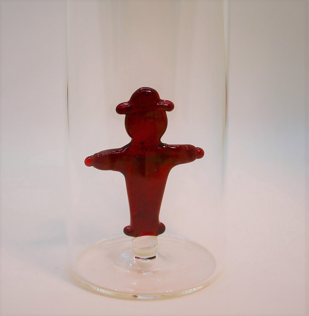 Domglas-Ampelmännchen-rot-detail