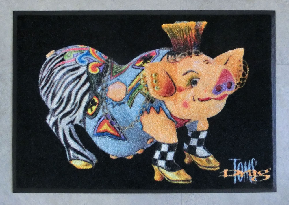 toms-drag-art-fussmatte-floormat-schwein-pig-vivienne-6201